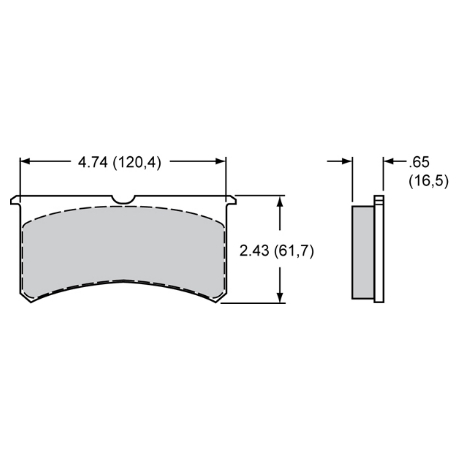 Plaquettes Wilwood FNSL6R-Dust Seal WILWOOD - 1