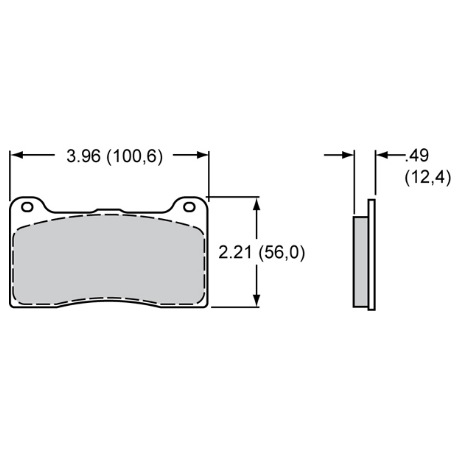 Plaquettes Wilwood Dynapro Lug Mount WILWOOD - 1