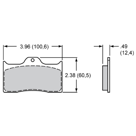 Plaquettes Forged Dynalite Internal-DS WILWOOD - 1