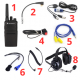 Kit radio écouter parler casque intégral - 1